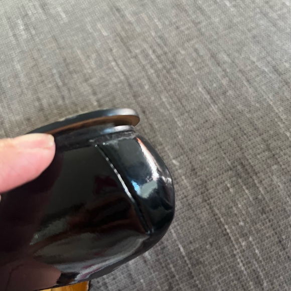 YSL Black Patent leather Ankle Strap Stilletto heels *Needs Repair* - Picture 10 of 10